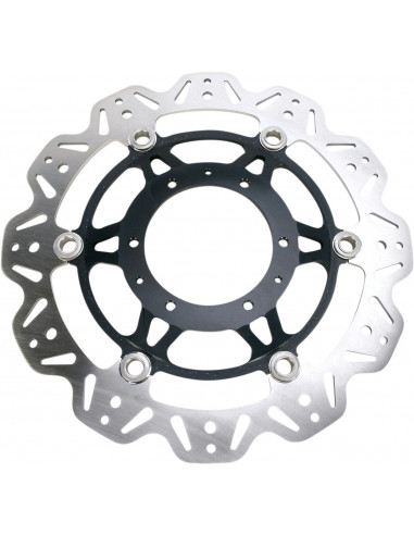 BRAKE RTR FLT VEE WAVE BLK FR