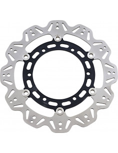 BRAKE RTR FLT VEE WAVE BLK FR