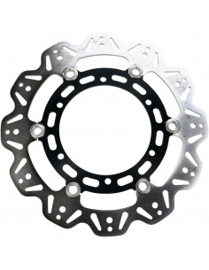 BRAKE RTR FLT VEE WAVE BLK FR