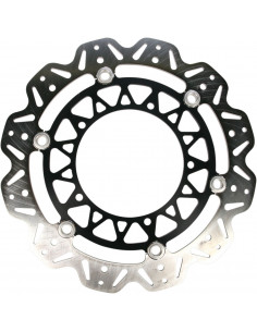 BRAKE RTR FLT VEE WAVE BLK FR