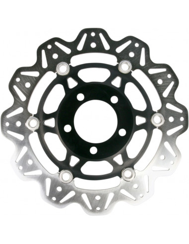 BRAKE RTR FLT VEE WAVE BLK FR