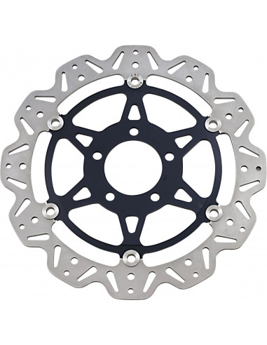 BRAKE RTR FLT VEE WAVE BLK FR