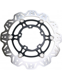 BRAKE RTR FLT VEE WAVE BLK FR