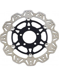 BRAKE RTR FLT VEE WAVE BLK FR
