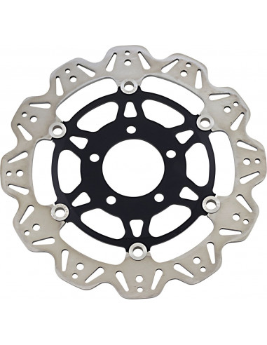 BRAKE RTR FLT VEE WAVE BLK FR