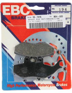 BRAKE PAD FA SER ORGANIC