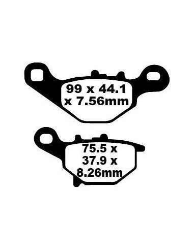 BRAKE PAD SFA ORG SCOOTER