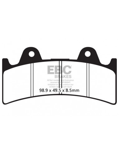 BRAKE PAD FA SER ORGANIC