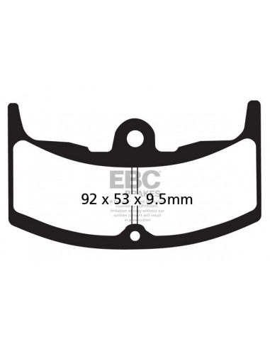 BRAKE PAD ORGANIC STREET