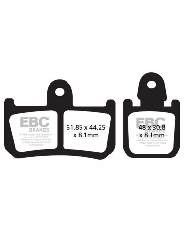 BRAKE PAD FA SER ORGANIC