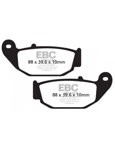 BRAKE PAD FA SER ORGANIC