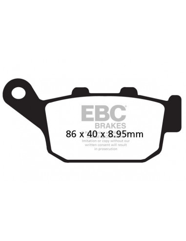 BRAKE PAD FA SER ORGANIC