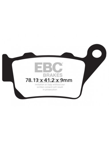 BRAKE PAD SFA ORG SCOOTER