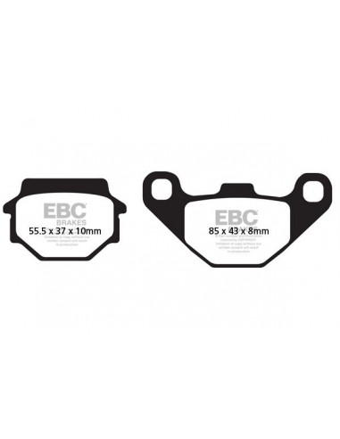 BRAKE PAD CARBON SCOOTER