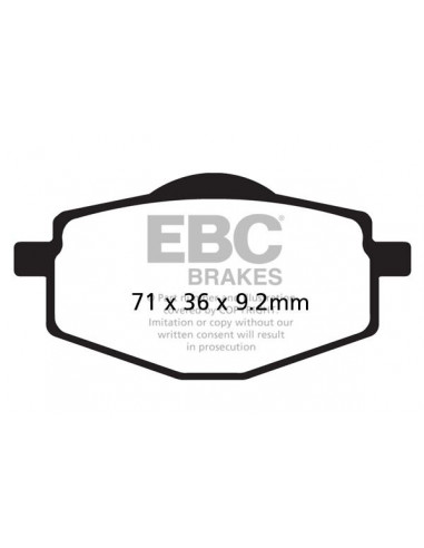 BRAKE PAD CARBON SCOOTER