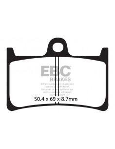 BRAKE PAD CARBON SCOOTER