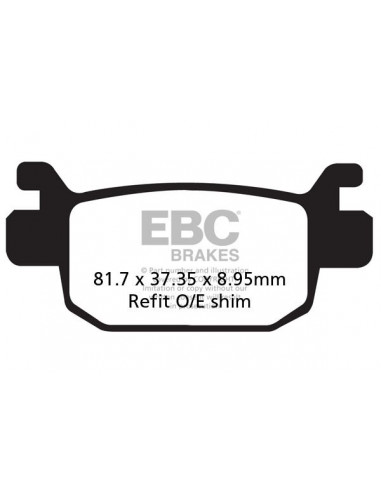 BRAKE PAD CARBON SCOOTER