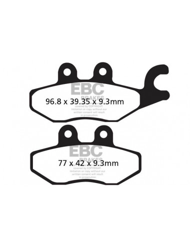 BRAKE PAD CARBON SCOOTER