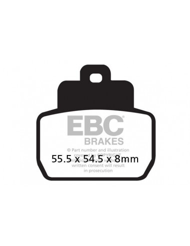BRAKE PAD CARBON SCOOTER