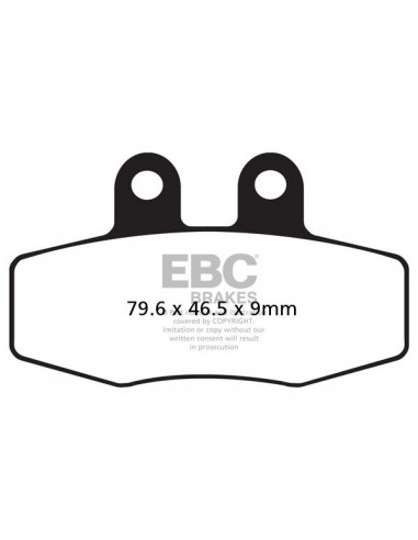 BRAKE PAD FA SER ORGANIC