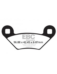 BRAKE PAD CARBON TT DIRT