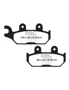 BRAKE PAD CARBON TT DIRT