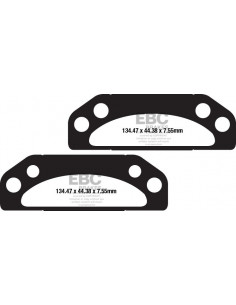 BRAKE PAD CARBON TT DIRT