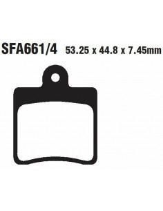 BRAKE PAD SFA ORG SCOOTER