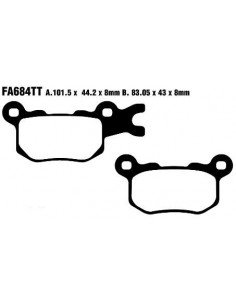 BRAKE PAD CARBON TT DIRT