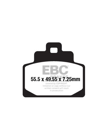 BRAKE PAD SFA ORG SCOOTER