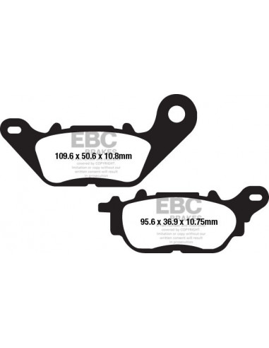 BRAKE PAD FA SER ORGANIC