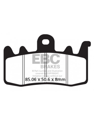 BRAKE PAD FA SER ORGANIC