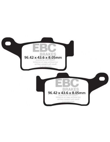 BRAKE PAD FA SER ORGANIC