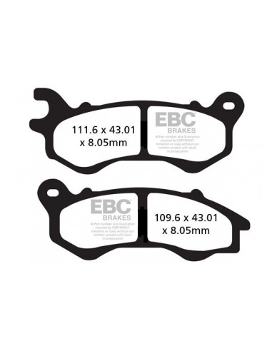 BRAKE PAD CARBON SCOOTER