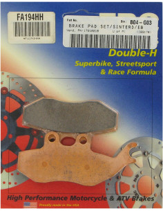 BRAKE PAD SINTERED HH