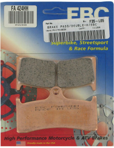 BRAKE PAD SINTERED HH