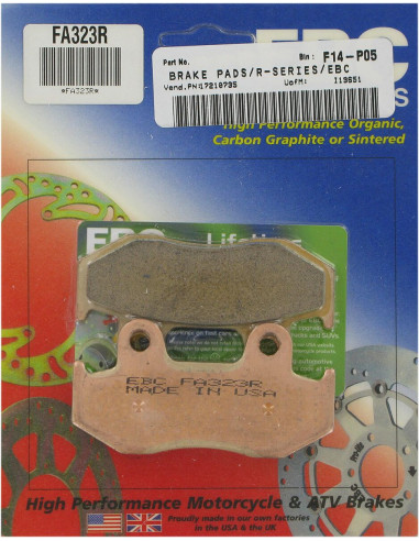 BRAKE PAD SINT R SERIES