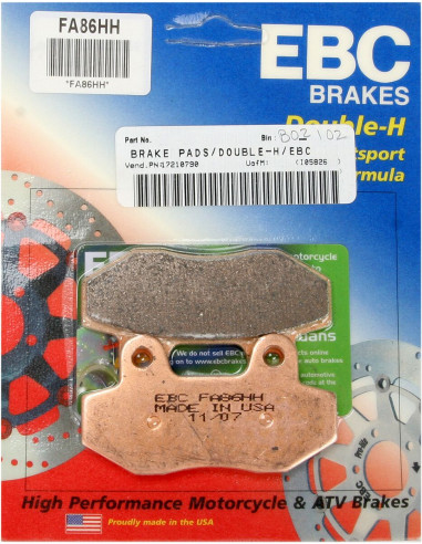 BRAKE PAD SINTERED HH