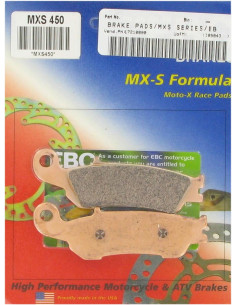 BRAKE PAD SINT MXS RACE
