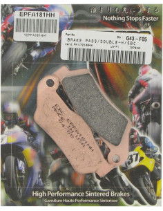 BRAKE PAD EPFA SIN EXT PRO
