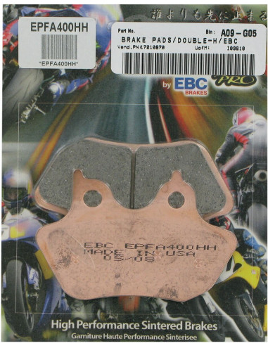 BRAKE PAD EPFA SIN EXT PRO