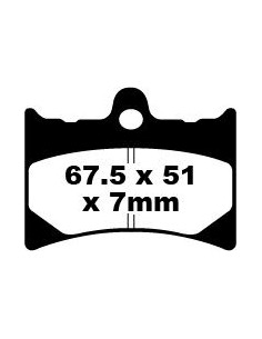 BRAKE PAD SINTERED HH