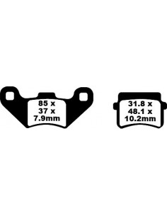 BRAKE PAD SINT R SERIES