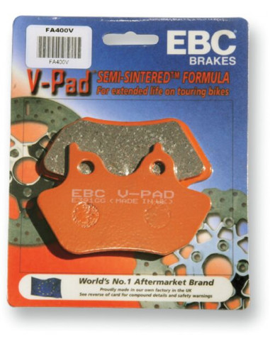 BRAKE PAD VEE SEMISNTRD