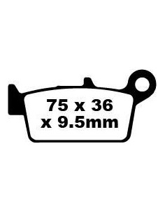 BRAKE PAD HH SINT SCOOTER