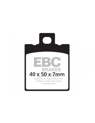 BRAKE PAD VEE SEMISNTRD