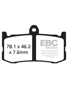 BRAKE PAD GPFA SINTER RACE