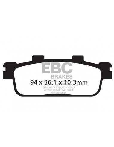 BRAKE PAD HH SINT SCOOTER