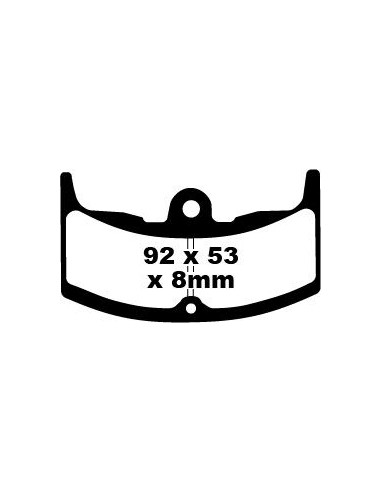 BRAKE PAD FA SER ORGANIC