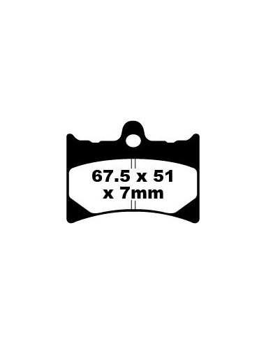 BRAKE PAD FA SER ORGANIC